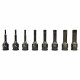 Coffret 8 douilles torx à choc - carré 1/2"