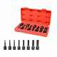 Coffret 8 douilles torx à choc - carré 1/2"