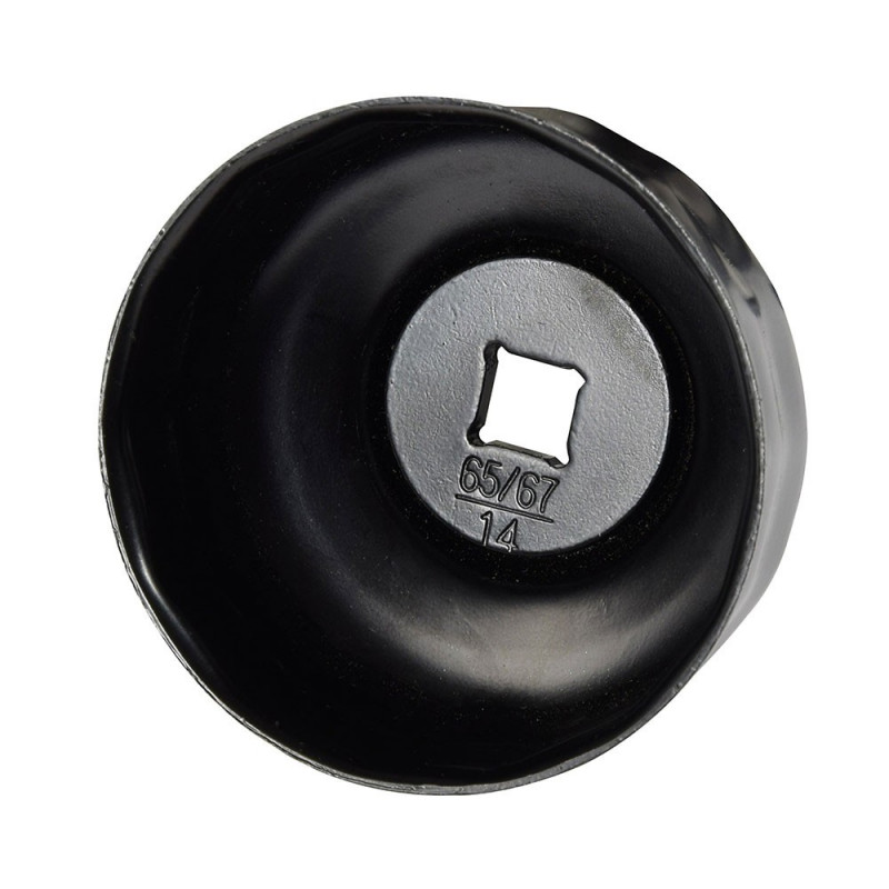 Cloche filtre à huile - 65/67 mm - 14 Pans