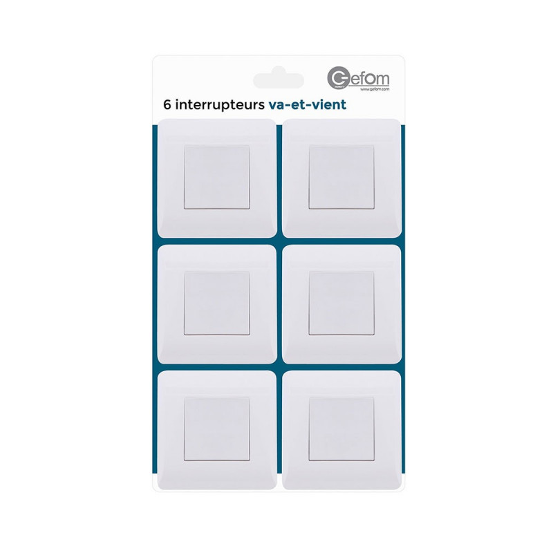 Lot d'interrupteurs va et vient - Connexion automatique
