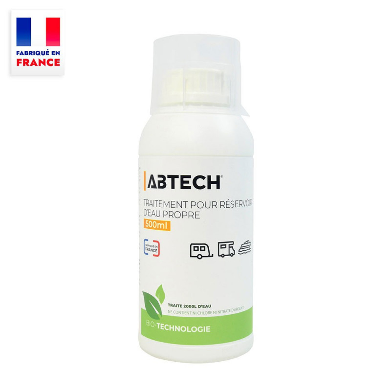 Solution décontaminante de réservoir eau propre