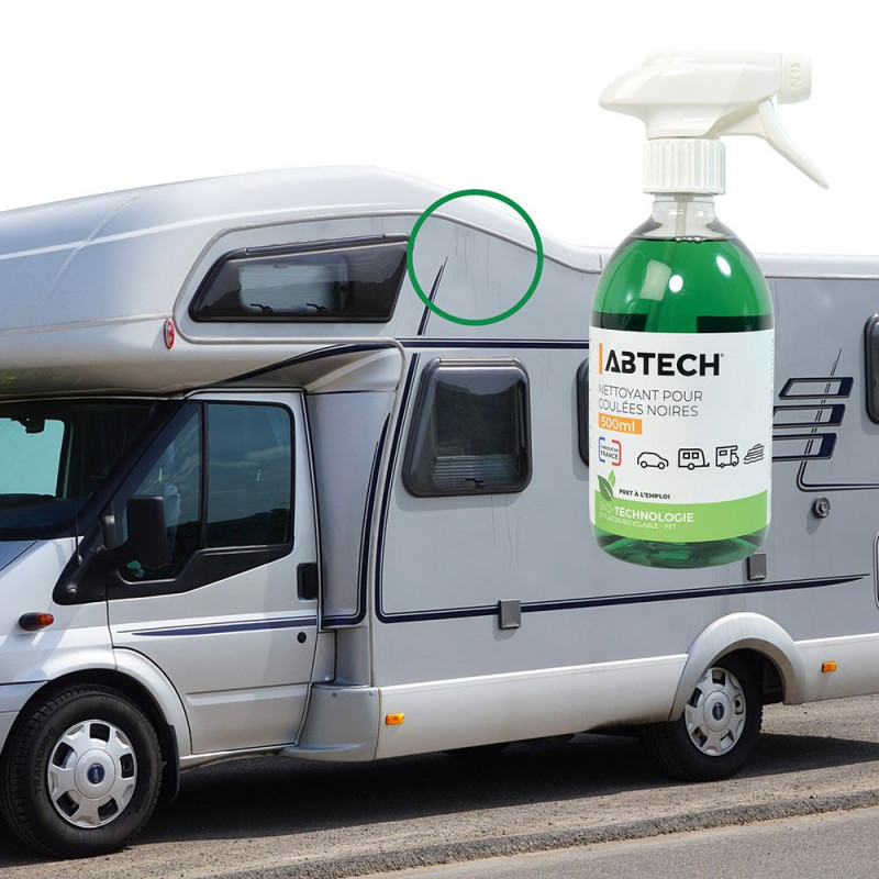Nettoyant pour coulées noires sur carrosserie