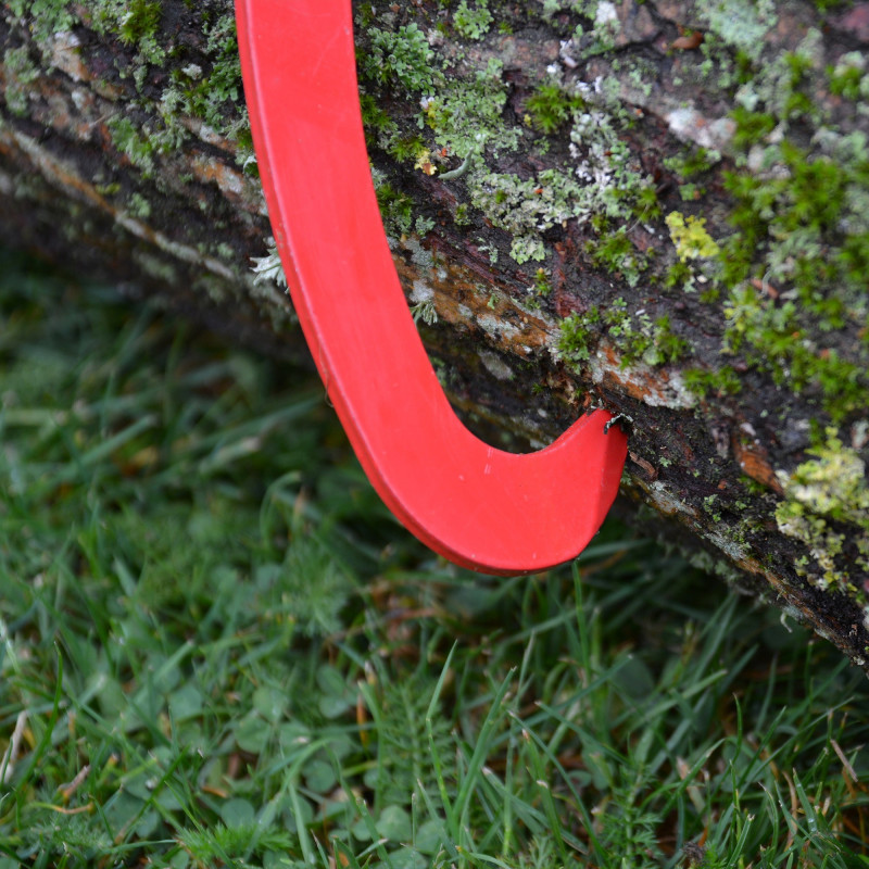 2 Crochets de levage pince à bois ouverture 27cm - Poignées antidérapantes - Manipulation du Bois de Jardin