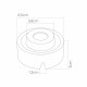 Patin caoutchouc pour cric hydraulique 1.5t et 1.8t