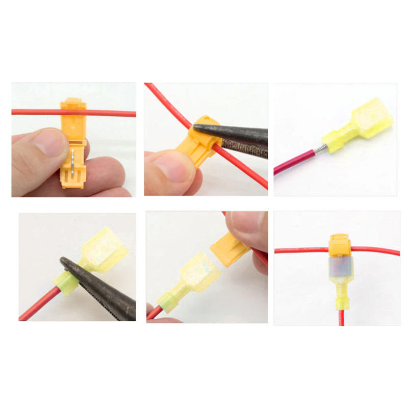 Coffret 120 connecteurs rapides sur câbles