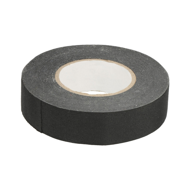 Ruban isolé toile noir 25m x 19mm