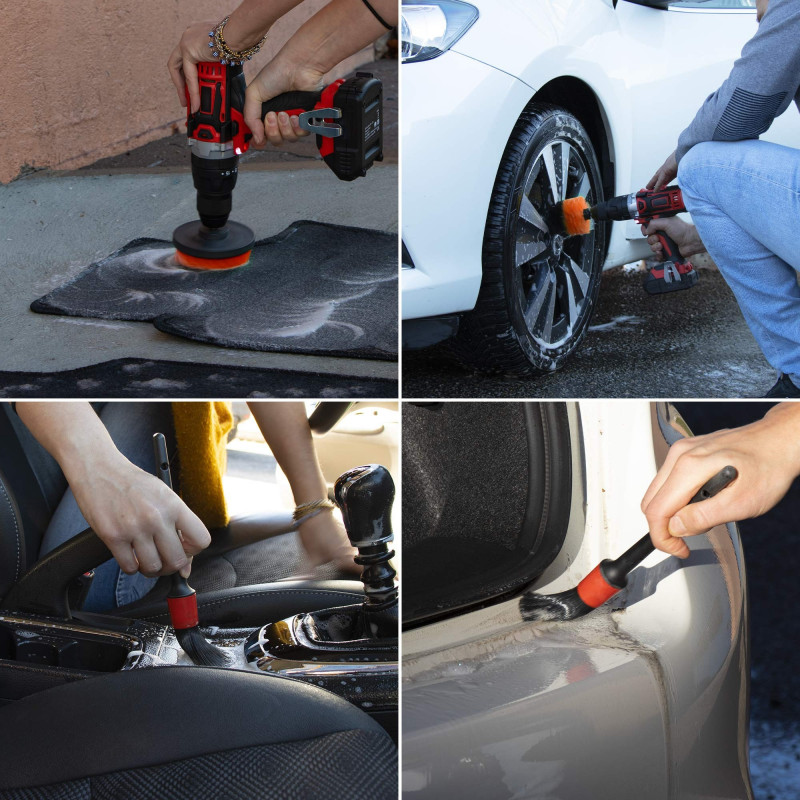 Brosses et pinceaux pour lavage voiture