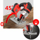 Scie sauteuse sans fil 18V Easy Full - avec batterie et chargeur - Coupe dans le Bois 70mm Métal 5mm - 0-45° Coupe en Biseau