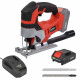 Scie sauteuse sans fil 18V Easy Full - avec batterie et chargeur - Coupe dans le Bois 70mm Métal 5mm - 0-45° Coupe en Biseau