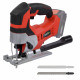 Scie sauteuse à batterie 18V Easy Full - sans batterie - Coupe dans le Bois 70mm Métal 5mm - 0-45° Coupe en Biseau