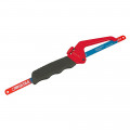 Porte scie espace restreint, 2 positions, monté avec une lame, longueur 31 cm