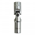 Douille bougie cardan 12 mm - carré 3/8 - 6 pans chrome vanadium