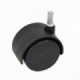 Roue avant pivotante de rechange - pour aspirateur eau et poussière 30L - pour ref OXEO 760021