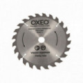 Lame - dia 185mm x 2,4 mm x dia 20 mm - 7000 t/min - pour scie circulaire 1200W - pour le bois - pour ref OXEO 760061