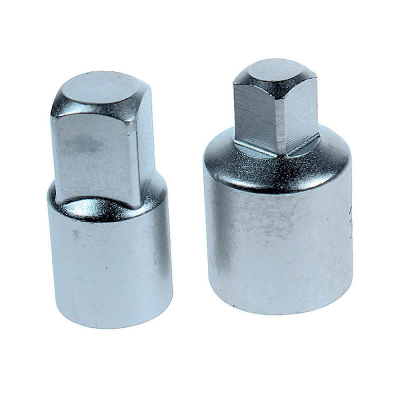 Adaptateurs acier au chrome vanadium pour douilles :1/2-3/4, 3/4 -1/2  X 2