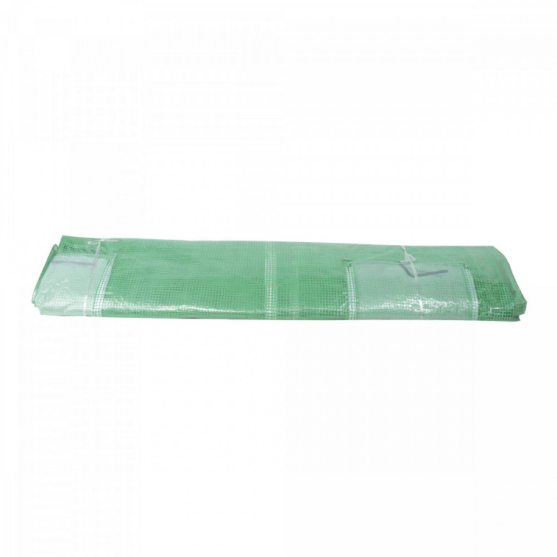 Bâche de Rechange - pour serre tunnel - polyéthylène armé 140 g/m2 - renforcée anti-UV - pour ref OXEO 760154