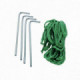 Kit arrimage - piquets corde - pour serre tunnel - pour ref OXEO 760154