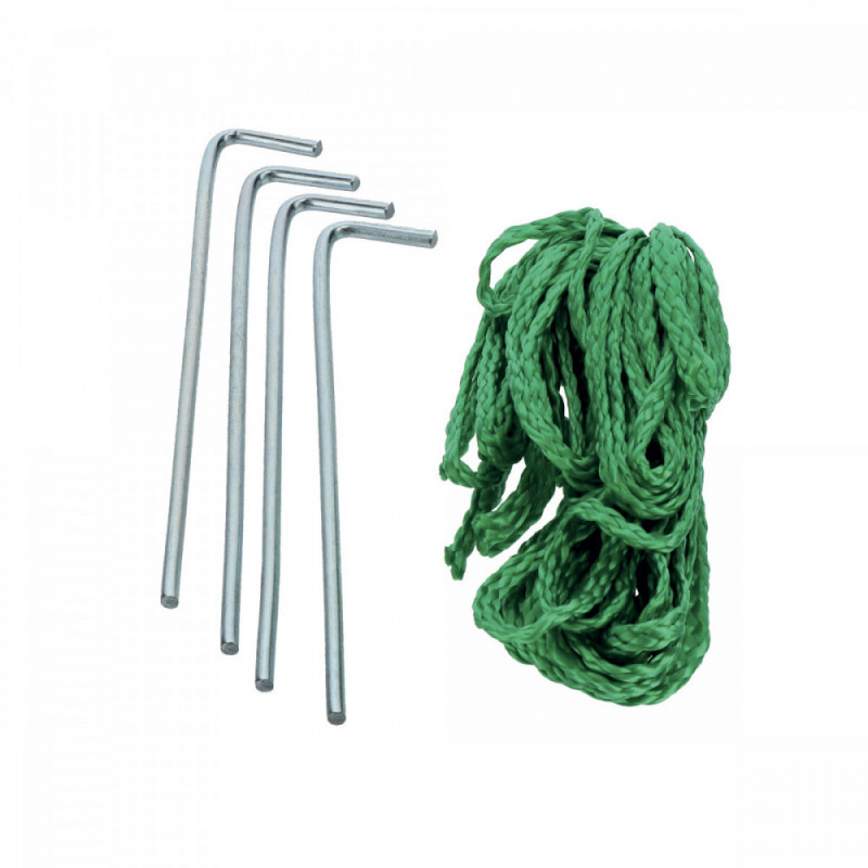 Kit arrimage - piquets corde - pour serre tunnel - pour ref OXEO 760154
