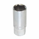Douille longue 21 mm, acier au chrome vanadium, satinée, 6 pans,carré 1/2 - 12,7 mm