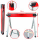 Tréteaux Pliables X 2 -1000kg - Métal - Surface Antidérapante - Poignées de transport - Largeur 48mm - Tréteau chantier atelier