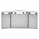 Grille de protection cheminée - Pare feu cheminée - Pliable 3 panneaux - Longueur 131cm - Hauteur 73cm - Acier - Décoratif