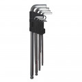 Clés males à tête sphérique de 0,15 à 1 cm T10/T50 embout sphérique X 9