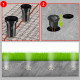 Spots encastrables X6 - Extérieur - Couvercle inox - Pour Ampoule LED GU10 - Etanche IP67 - Spot terrasse - Éclairage jardin