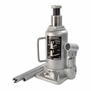 Cric hydraulique bouteille, capacité 12T, hauteur levage de 215 à 400 mm