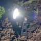 Spots solaires LED avec piquets X4 - Câble 3M - Éclairage Exterieur Solaire pour Jardin et Chemin - Orientable - Étanche IP44