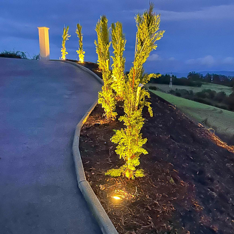Spots encastrables X6 - Extérieur - Couvercle inox - Pour Ampoule LED GU10 - Etanche IP67 - Spot terrasse - Éclairage jardin