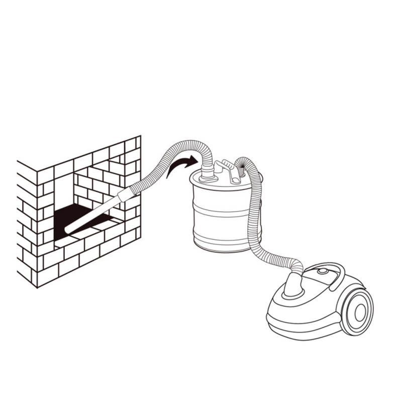 Bidon vide cendre 20 litres sans moteur
