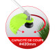 Éléments débroussailleuse - Tube carter de protection - Tête double fil automatique - Pour outil multifonction électrique Oxeo