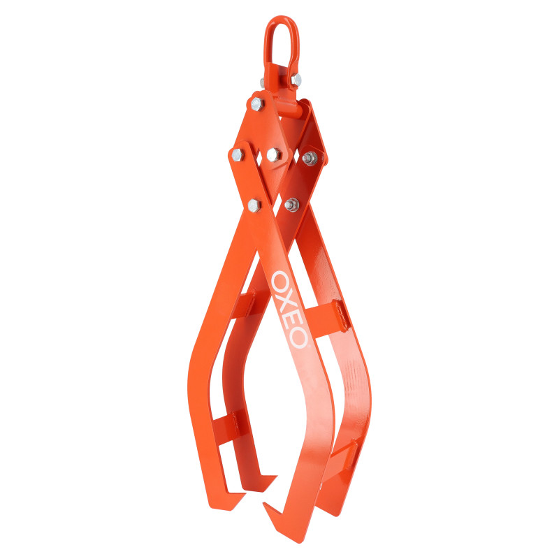 Pince forestière double capacité 1500 kg - pour troncs max 100cm - Pince de levage 4 mandrins de serrage - Force 1,5 tonnes