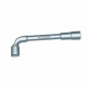 Clé à pipe débouchée, polie satinée, 6/12 pans, diamètre 10 mm