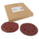 Lot de disques abrasifs diamètre 180mm - 10 disques grain 220 et 10 disques grain 400 - disques pour ponceuse murale OXEO