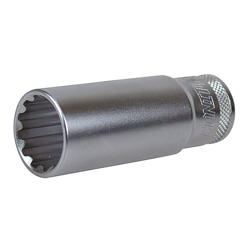 Douille longue 14 mm multi empreinte chrome vanadium