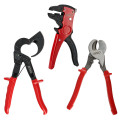Kit électricien 3 outils - 1 pince coupe câble à cliquet - 1 pince coupante coupe câble - 1 pince à dénuder automatique
