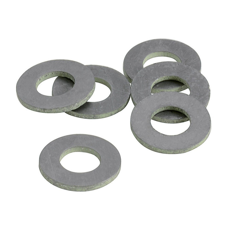 Joints vidange X 6, SA verts, dimension 12 x 24 x 2 mm