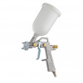 Pistolet à peinture avec réservoir plastique à gravité