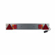 Rampe de signalisation métal pour remorque longueur 1m