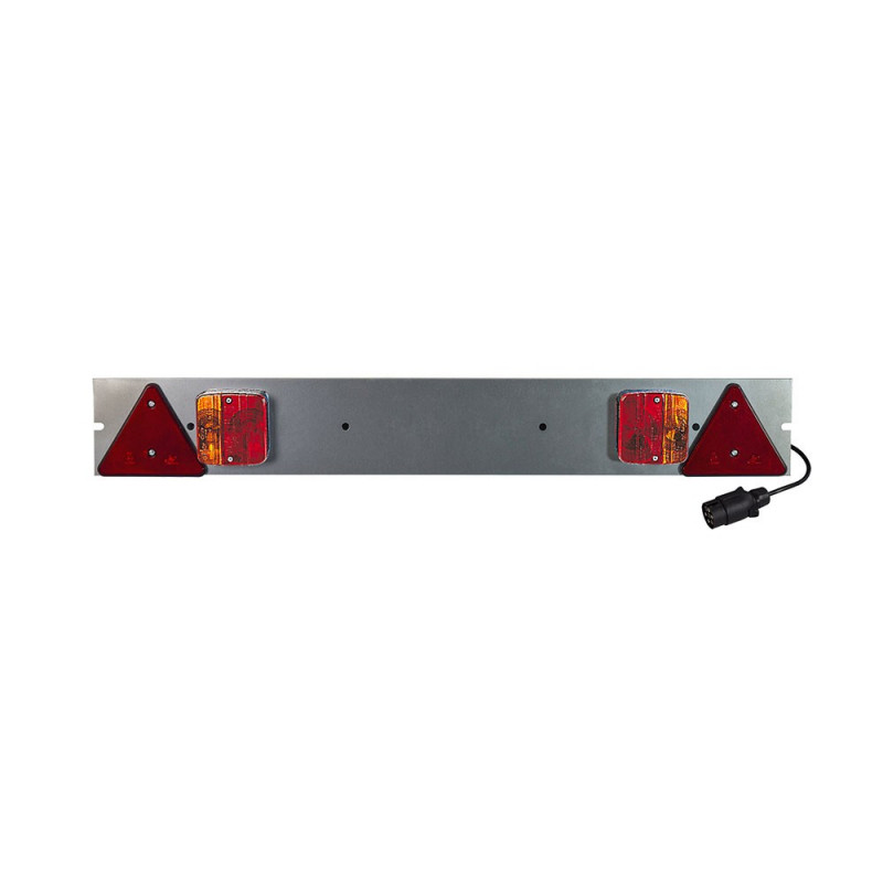 Rampe de signalisation métal pour remorque longueur 1m