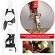 Débroussailleuse thermique professionnelle 62 cm³ - 2 tps - 2en1 - Coupe-bordure - Tête double fil - 2 lames - Anti-vibration
