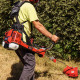 Débroussailleuse thermique professionnelle 62 cm³ - 2 tps - 2en1 - Coupe-bordure - Tête double fil - 2 lames - Anti-vibration