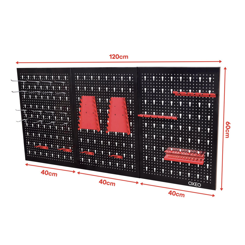 Panneau mural pour rangement d'outils