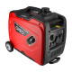 Générateur inverter 3.3 kW - Groupe électrogène silencieux - Sortie USB - Prises AC - Léger Sur roulettes - Camping et Chantier