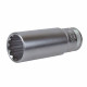 Douille longue 27 mm multi empreinte chrome vanadium