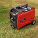 Générateur inverter 3.3 kW - Groupe électrogène silencieux - Sortie USB - Prises AC - Léger Sur roulettes - Camping et Chantier