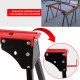 Lot de 2 tréteaux pliables léger - Capacité 760kg - Métal - Tréteaux pour atelier et chantier - Largeur 86cm - Ht 79cm