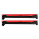 Lot de 2 tréteaux pliables léger - Capacité 760kg - Métal - Tréteaux pour atelier et chantier - Largeur 86cm - Ht 79cm