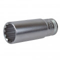Douille longue 11 mm multi empreinte chrome vanadium
